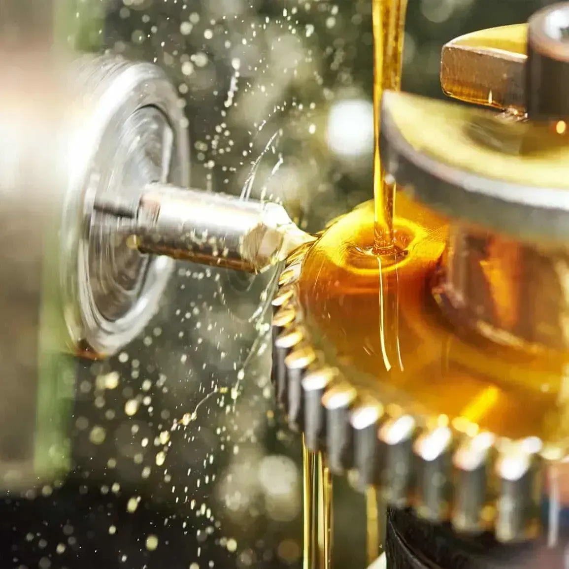 Automatic Lubrication System - Oil on Industrial Gears